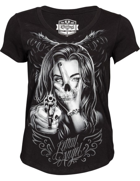 CAMISETA CHICA HAND OF DOOM LETHAL ANGEL para Camisetas Chica