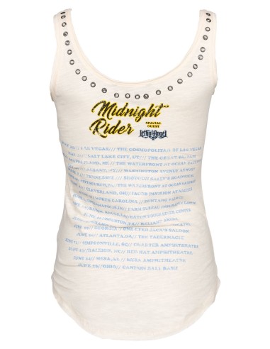 CAMISETA CHICA TIRANTE MIDNIGHT RIDER LETHAL ANGEL para Camisetas C...