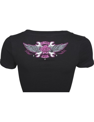 CAMISETA CHICA RATTLE AND ROLL LETHAL ANGEL para Camisetas Chica