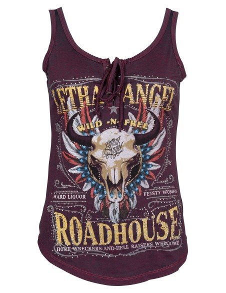 CAMISETA CHICA TIRANTE ROADHOUSE LETHAL ANGEL para Camisetas Chica CAMISETA CHICA TIRANTE ROADHOUSE LETHAL ANGEL para Camisetas Chica