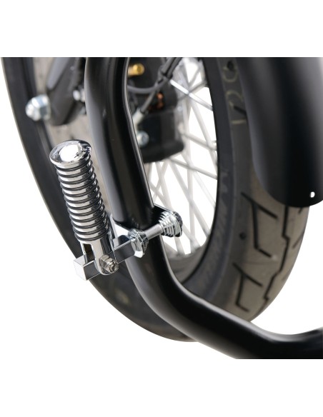 ESTRIBERAS CROMADAS DEFENSA SUNDANCE DE 25 MM A 32 MM para Estriberas