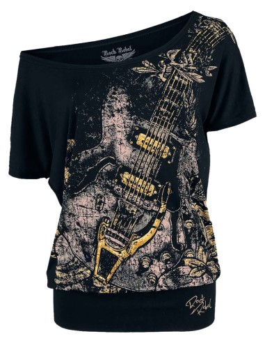 CAMISETA READ MY MIND GUITAR RR para Camisetas Chica