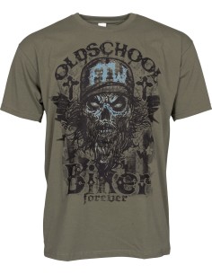 CAMISETA OLDSCHOOL BIKER FOREVER para Camisetas Manga Corta