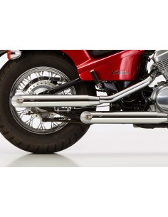 ESCAPE CROMO LINE 2-2 FALCON HONDA VT 600 para Motos Honda