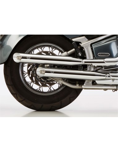 ESCAPE CROMO LINE 2-2 FALCON YAMAHA XVS1100 DRAG STAR para Motos Ya...