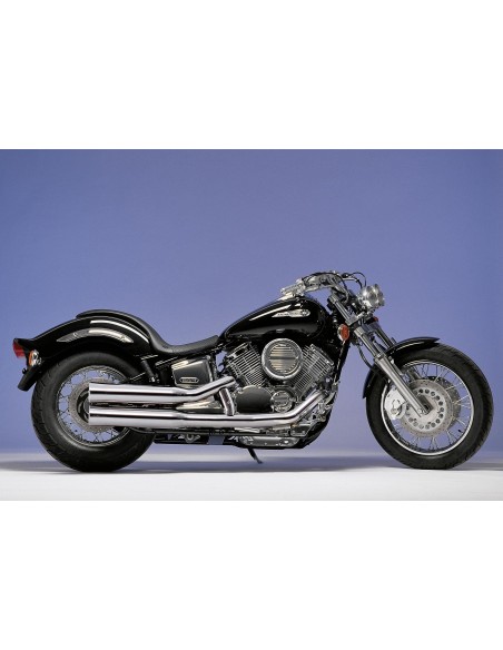 ESCAPE COMPLETO DOUBLE GROOVE FALCON YAMAHA XVS650 DRAG STAR para M...