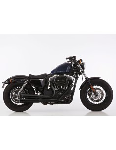 ESCAPE COMP DOUBLE GROOVE CON GATO FALCON H.D SPORTSTER XL 883 SUPE...
