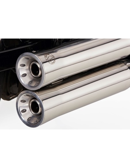 ESCAPE COMP DOUBLE GROOVE CON GATO FALCON SOFTAIL CUSTOM para Motos...