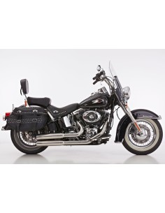 ESCAPE COMP DOUBLE GROOVE CON GATO FALCON SOFTAIL CUSTOM para Motos...