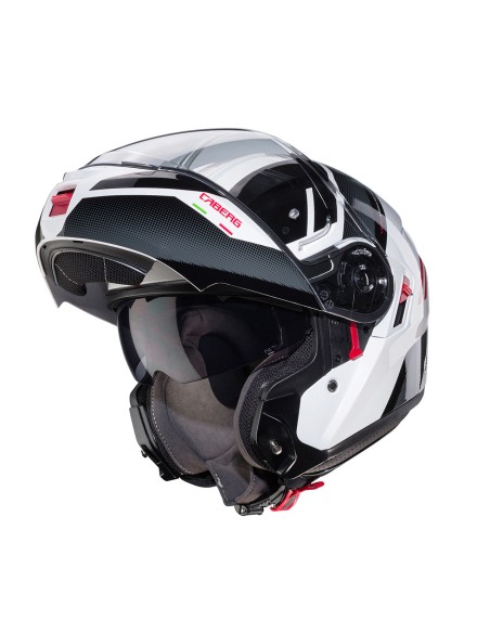 CASCO MODULAR CABERG LEVO X MANTA BLANCO-ANTRACITA-ROJO para Cascos... CASCO MODULAR CABERG LEVO X MANTA BLANCO-ANTRACITA-ROJO para Cascos...