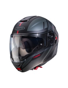 CASCO MODULAR CABERG LEVO X MANTA NEGRO-ANTRACITA-ROJO para Cascos ...