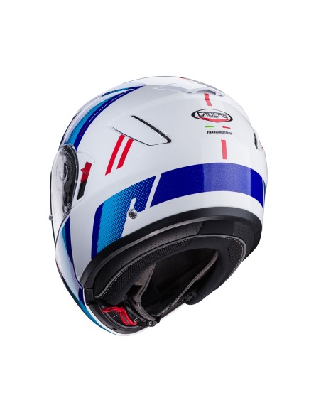 CASCO MODULAR CABERG LEVO X MANTA BLANCO-AZUL-ROJO para Cascos Modu... CASCO MODULAR CABERG LEVO X MANTA BLANCO-AZUL-ROJO para Cascos Modu...