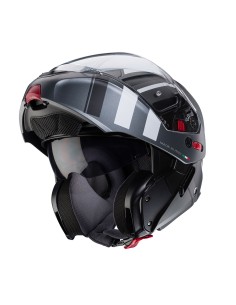 CASCO MODULAR CABERG HORUS X ROAD GUN METAL- NEGRO - BLANCO para Ca... 2