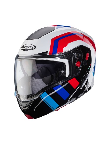 CASCO MODULAR CABERG HORUS X ROAD BLANCO-ROJO-AZUL para Cascos Modu... CASCO MODULAR CABERG HORUS X ROAD BLANCO-ROJO-AZUL para Cascos Modu...