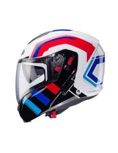 CASCO MODULAR CABERG HORUS X ROAD BLANCO-ROJO-AZUL para Cascos Modu... 2