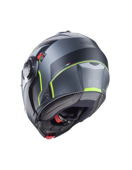 CASCO MODULAR CABERG DUKE EVO MOVE GUN METAL MATE-NEGRO-AMARILLO FL...