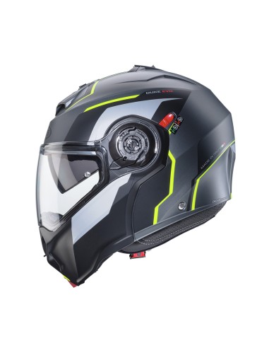 CASCO MODULAR CABERG DUKE EVO MOVE GUN METAL MATE-NEGRO-AMARILLO FL...