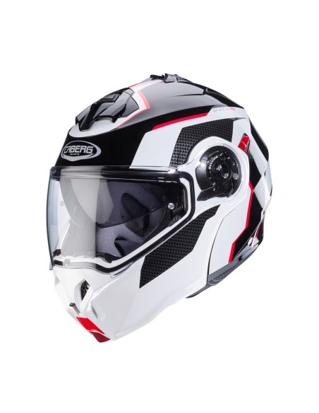 CASCO MODULAR CABERG DUKE EVO MOVE NEGRO-BLANCO-ROJO para Cascos Mo... CASCO MODULAR CABERG DUKE EVO MOVE NEGRO-BLANCO-ROJO para Cascos Mo...