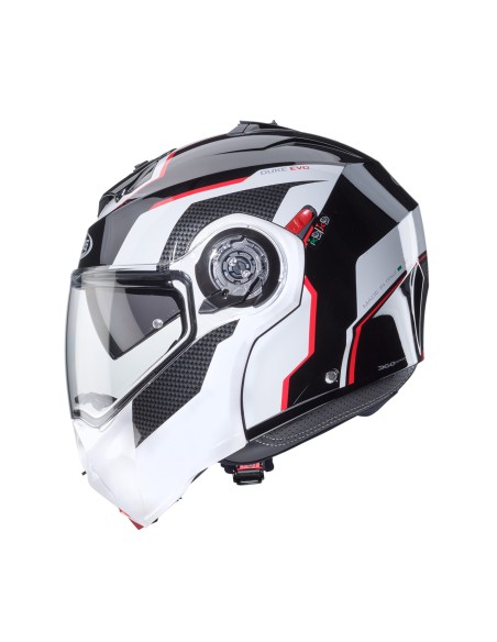 CASCO MODULAR CABERG DUKE EVO MOVE NEGRO-BLANCO-ROJO para Cascos Mo... CASCO MODULAR CABERG DUKE EVO MOVE NEGRO-BLANCO-ROJO para Cascos Mo...