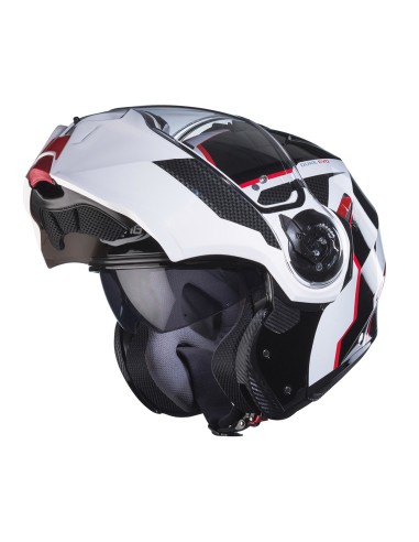 CASCO MODULAR CABERG DUKE EVO MOVE NEGRO-BLANCO-ROJO para Cascos Mo...