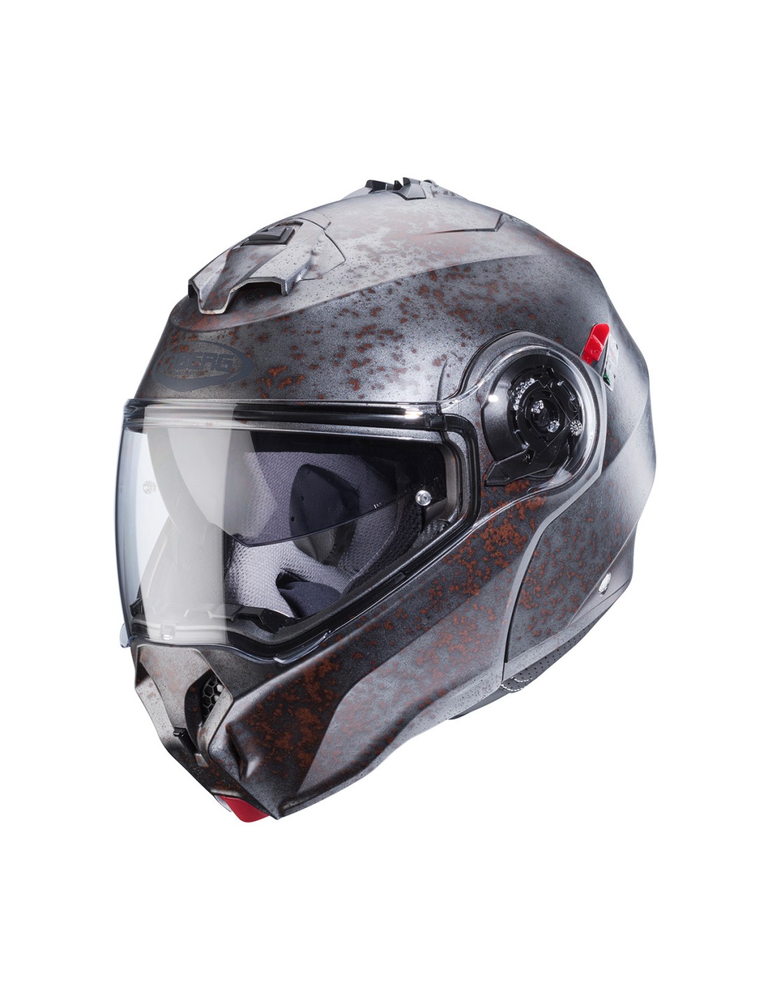 Casco Apribile Caberg Duke Evo Rusty - XS, Omologato ECE 22.06, Visiera Parasole, Pinlock Incluso