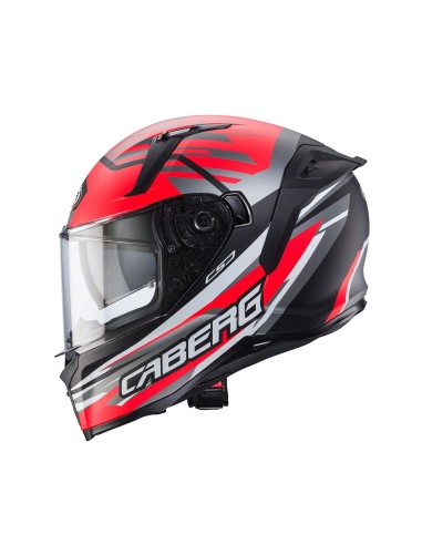 CASCO INTEGRAL CABERG AVALON X KIRA NEGRO-GRIS-ROJO-BLANCO para Cascos Integrales