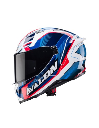 CASCO INTEGRAL CABERG AVALON X OPTIC BLANCO-ROJO-AZUL para Cascos Integrales