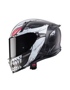 CASCO INTEGRAL CABERG AVALON X PUNK NEGRO MATE- GRIS - ROJO para Cascos Integrales 2