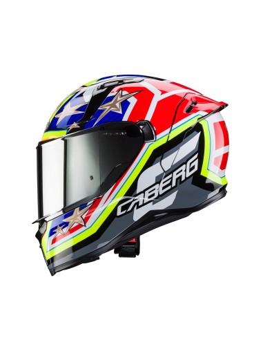 CASCO INTEGRAL CABERG AVALON X TRACK NEGRO-AMARILLO-ROJO-AZUL para Cascos Integrales