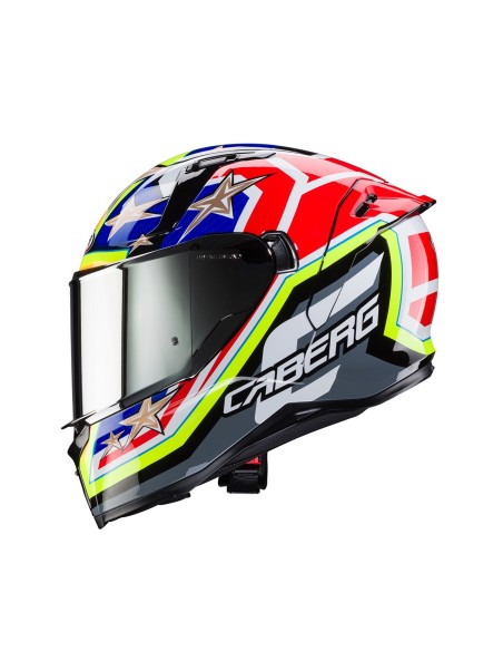 CASCO INTEGRAL CABERG AVALON X TRACK NEGRO-AMARILLO-ROJO-AZUL para Cascos Integrales