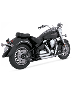 ESCAPE SHORTSHOTS STAGGERED CROMADO YAMAHA XV1600A ROAD STAR 99-04 2