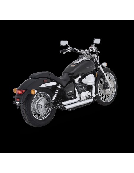 ESCAPE ESCALONADO SHORTSHOTS CROMADO HONDA VT750C SHADOW 04-16 para...