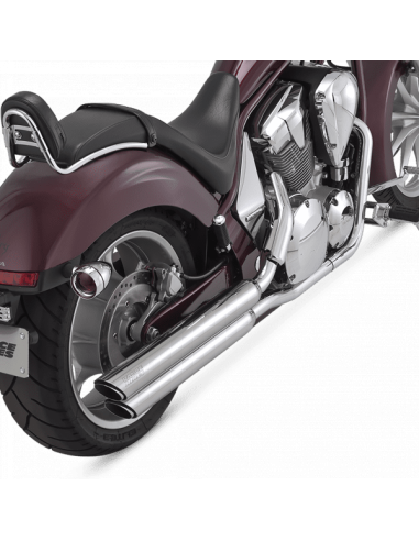 ESCAPE HONDA VT1300CX FURY TWIN SLASH SLIP-ONS VANCE AND HINES para...