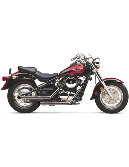 COLA DE ESCAPE COBRA DRAG PIPES 50,8 MM PARA KAWASAKI VN800A VULCAN...