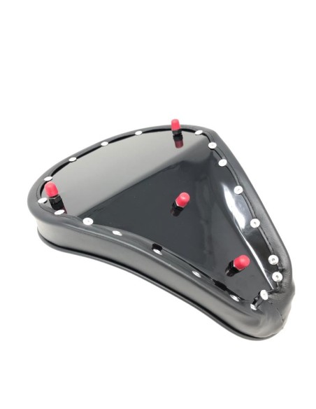 ASIENTO SOLO LLAMAS OLD SCHOOL NEGRO HH 32X25 CM