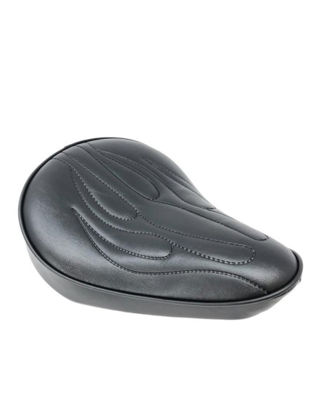 ASIENTO SOLO LLAMAS OLD SCHOOL NEGRO HH 32X25 CM