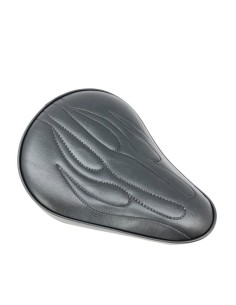 ASIENTO SOLO LLAMAS OLD SCHOOL NEGRO HH 32X25 CM 2