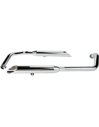 COLA DE ESCAPE COBRA CLASSIC SLASH-CUT PARA HONDA VT750DC BLACK WID...