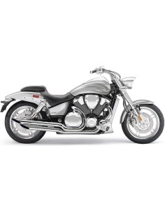 ESCAPE COMPLETO PARA CRUISERS NIPONAS SLASH-CUT ANGULO HONDA VTX1800 01-08 2