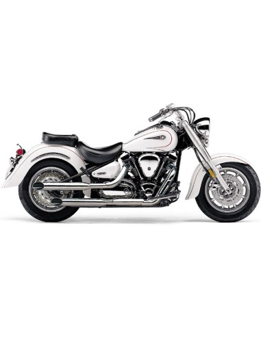 COLA DE ESCAPE COBRA SLIP-ON SLASH-CUT PARA YAMAHA XV1700 ROAD STAR...