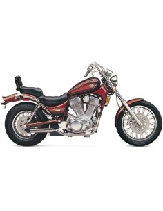 ESCAPE COMPLETO SLIP-ON PARA CRUISERS NIPONAS SLASH-CUT DOBLE SUZUKI VS1400 INTRUDER 98-10 2