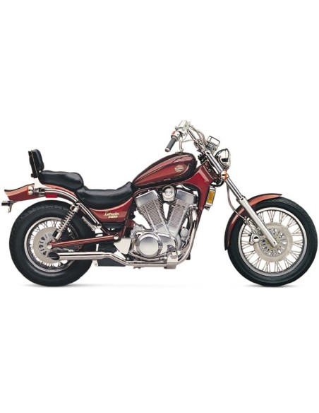 COLA DE ESCAPE COBRA SLIP-ON SLASH-CUT DOBLE PARA SUZUKI VS1400 INT...