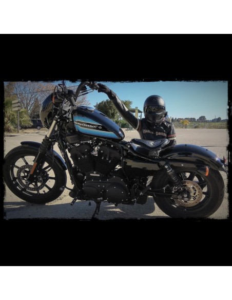 ASIENTO SOLO SKULL IRON BLUE UNIVERSAL HARLEY DAVIDSON NEGRO ASIENTO SOLO SKULL IRON BLUE UNIVERSAL HARLEY DAVIDSON NEGRO