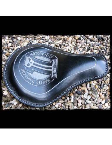 ASIENTO SOLO SKULL ONE UNIVERSAL HARLEY DAVIDSON NEGRO