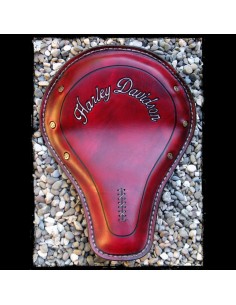 ASIENTO SOLO BALAS UNIVERSAL HARLEY DAVIDSON ROJO 2