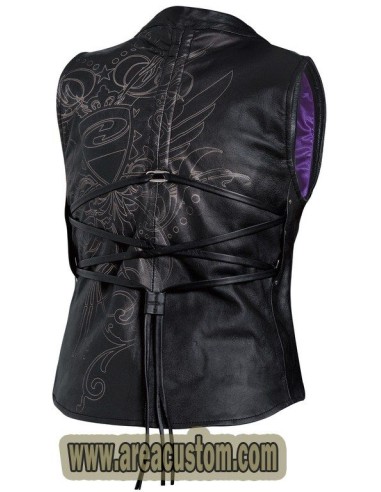 CHALECO DE PIEL SHAKIRA HELD ¡ PARA CHICAS ¡