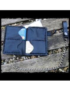 CARTERA MOTERO PIEL BLACK CRUZ 2