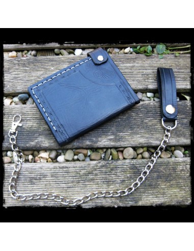 CARTERA MOTERO PIEL BLACK HD