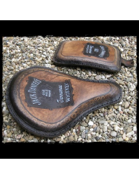 TACO ASIENTO PIEL VENTOSAS JACK DANIELS UNIVERSAL