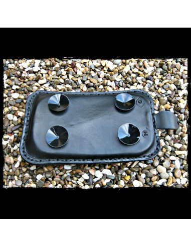 TACO ASIENTO PIEL VENTOSAS SKULL HD B&N UNIVERSAL